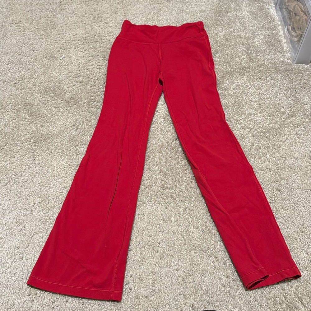 ATHLETA GIRL HIGH RISE CHIT CHAT FLARE PANT size medium 8-10